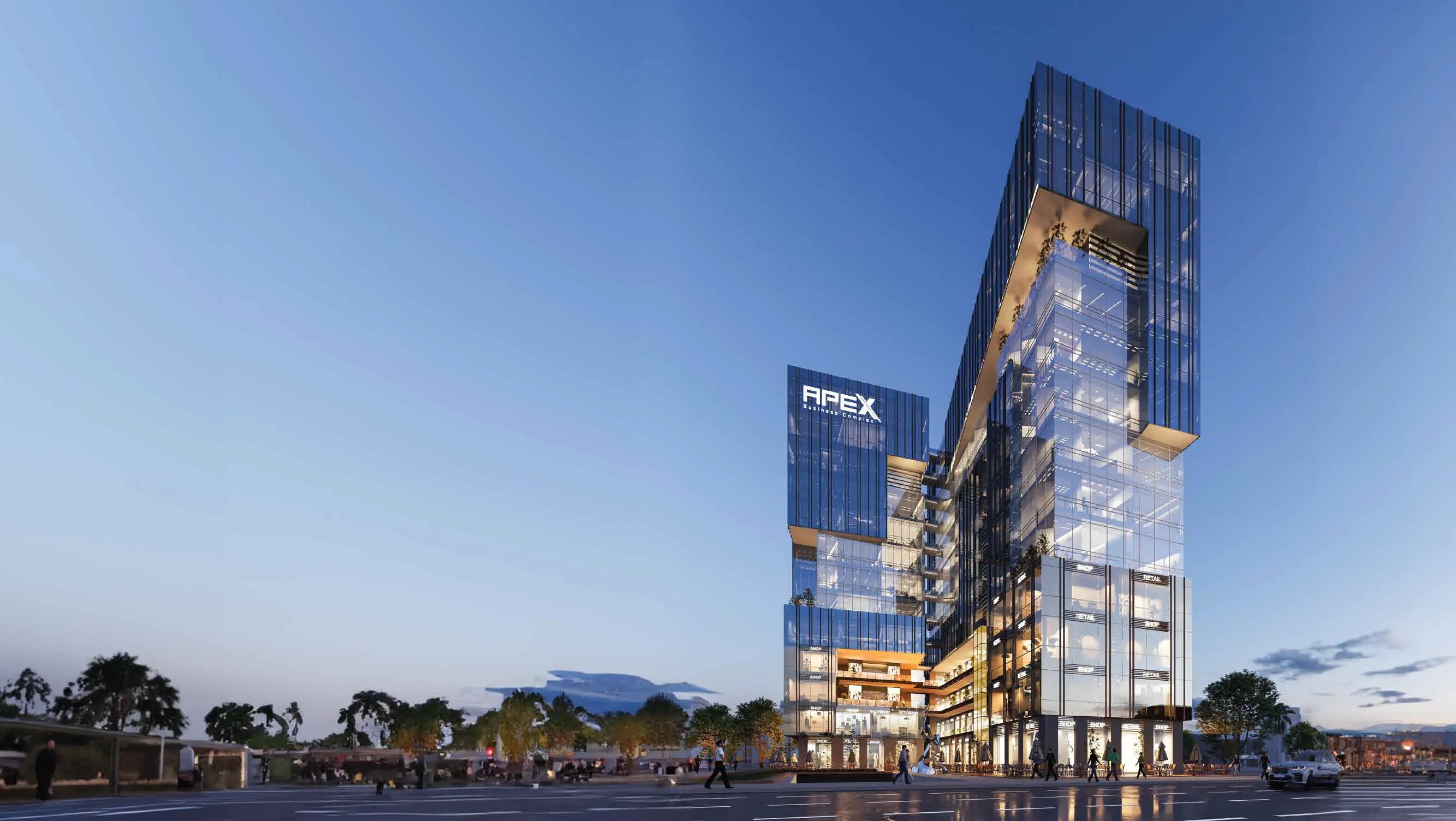 Retail for sale in Apex Business Complex in New Capital City of 0 m² with 0 bedrooms