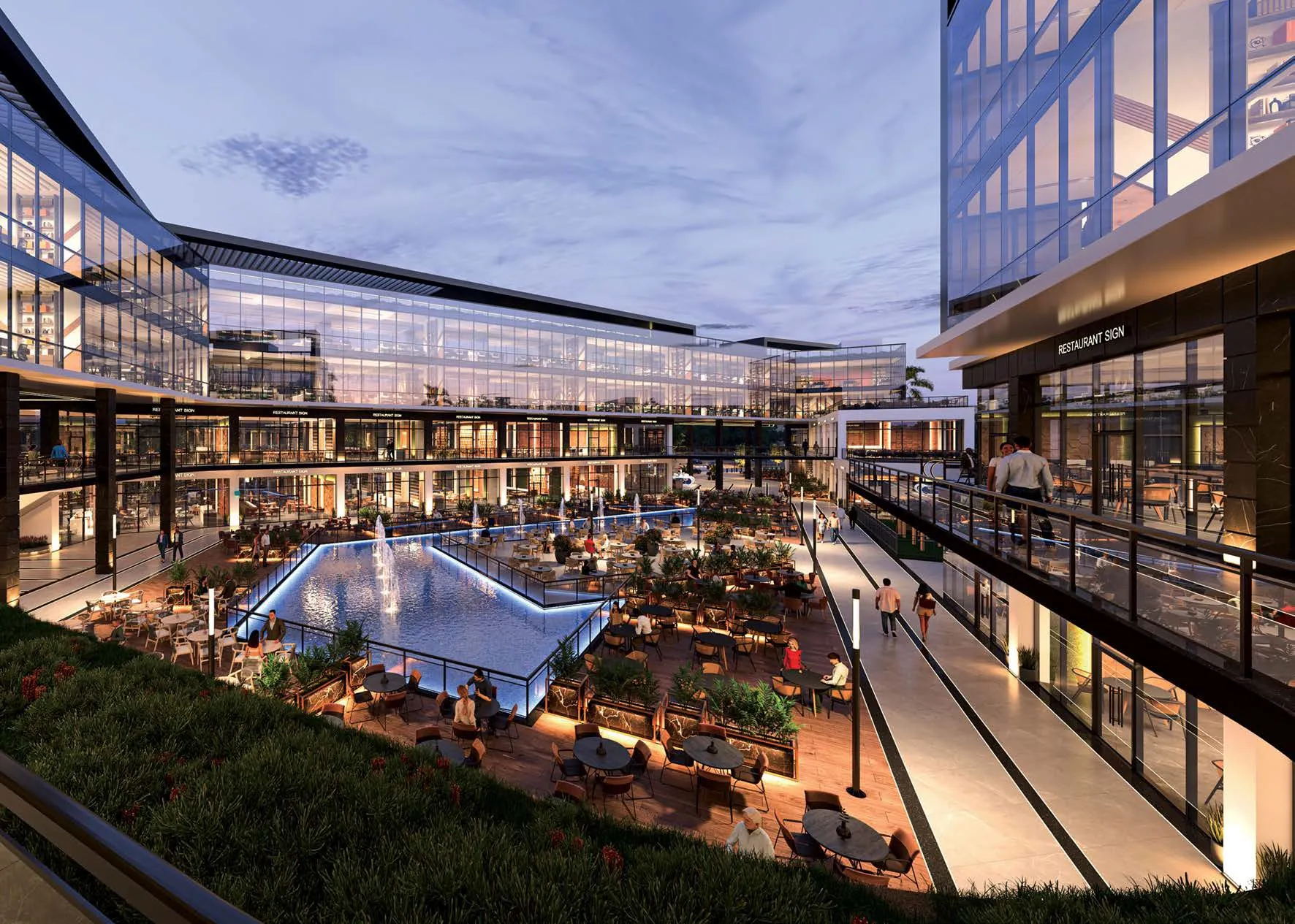 Office for sale in Aiangle City Mall in New Cairo of 138 m² with 0 bedrooms