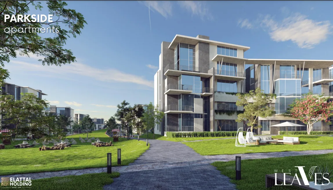 Apartment for sale in Leaves in 6th of October City of 125 m² with 2 bedrooms