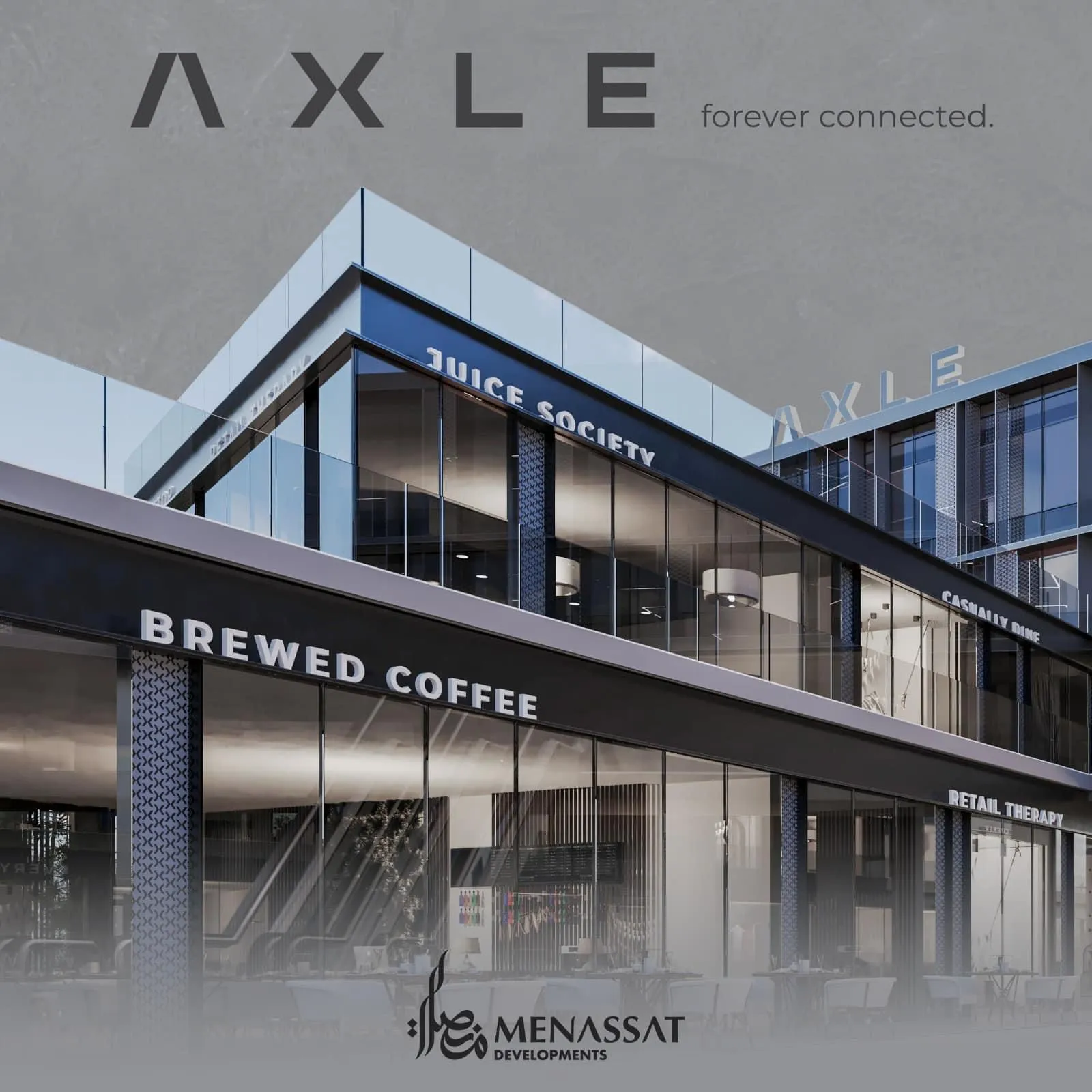 Retail for sale in Axle in New Cairo of 0 m² with 0 bedrooms