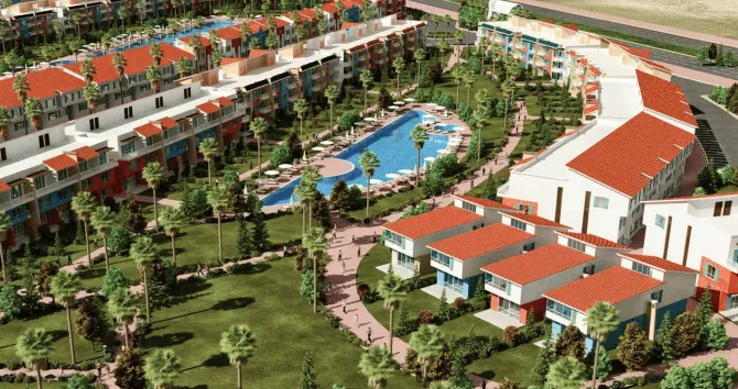 شاليه للبيع في مورانو وادي دجله في العين السخنة بمساحة 115 م² تتكون من 2 غرف