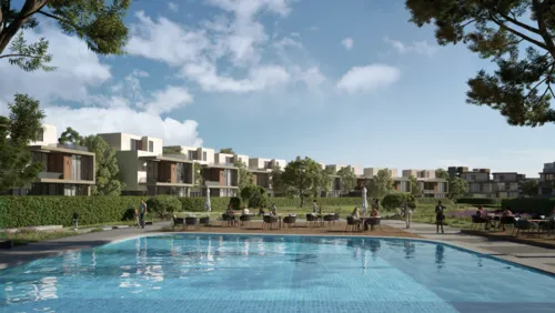 Townhouse for sale in Il Bosco City in Mostakbal City of 0 m² with 3 bedrooms