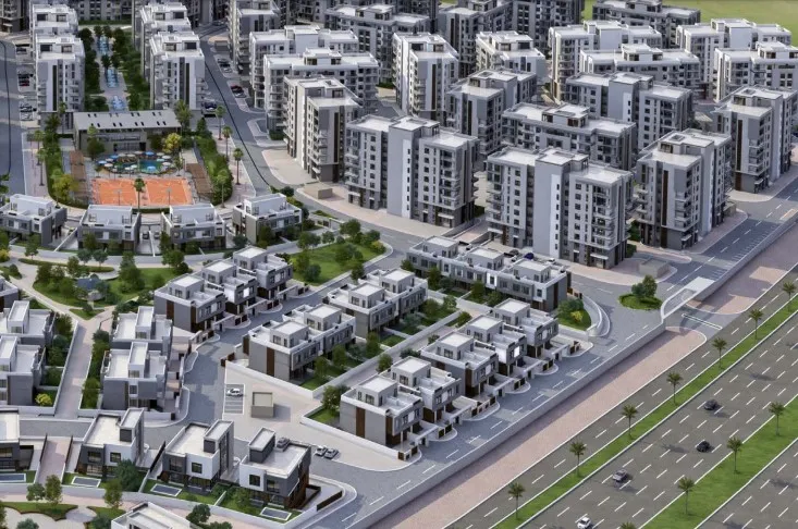 Townhouse for sale in Bleu Vert  in New Capital City of 0 m² with 3 bedrooms