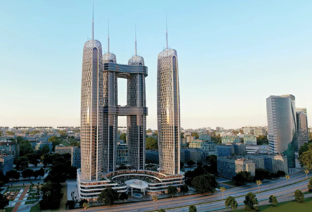 مكتب للبيع في نايل بيزنيس سيتي في العاصمة الإدارية الجديدة بمساحة 0 م² تتكون من 0 غرف