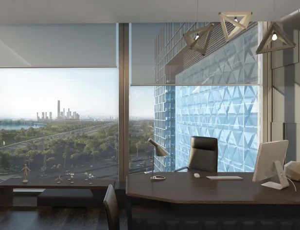 تجاري للبيع في اي -بزنس بارك  في العاصمة الإدارية الجديدة بمساحة 0 م² تتكون من 0 غرف