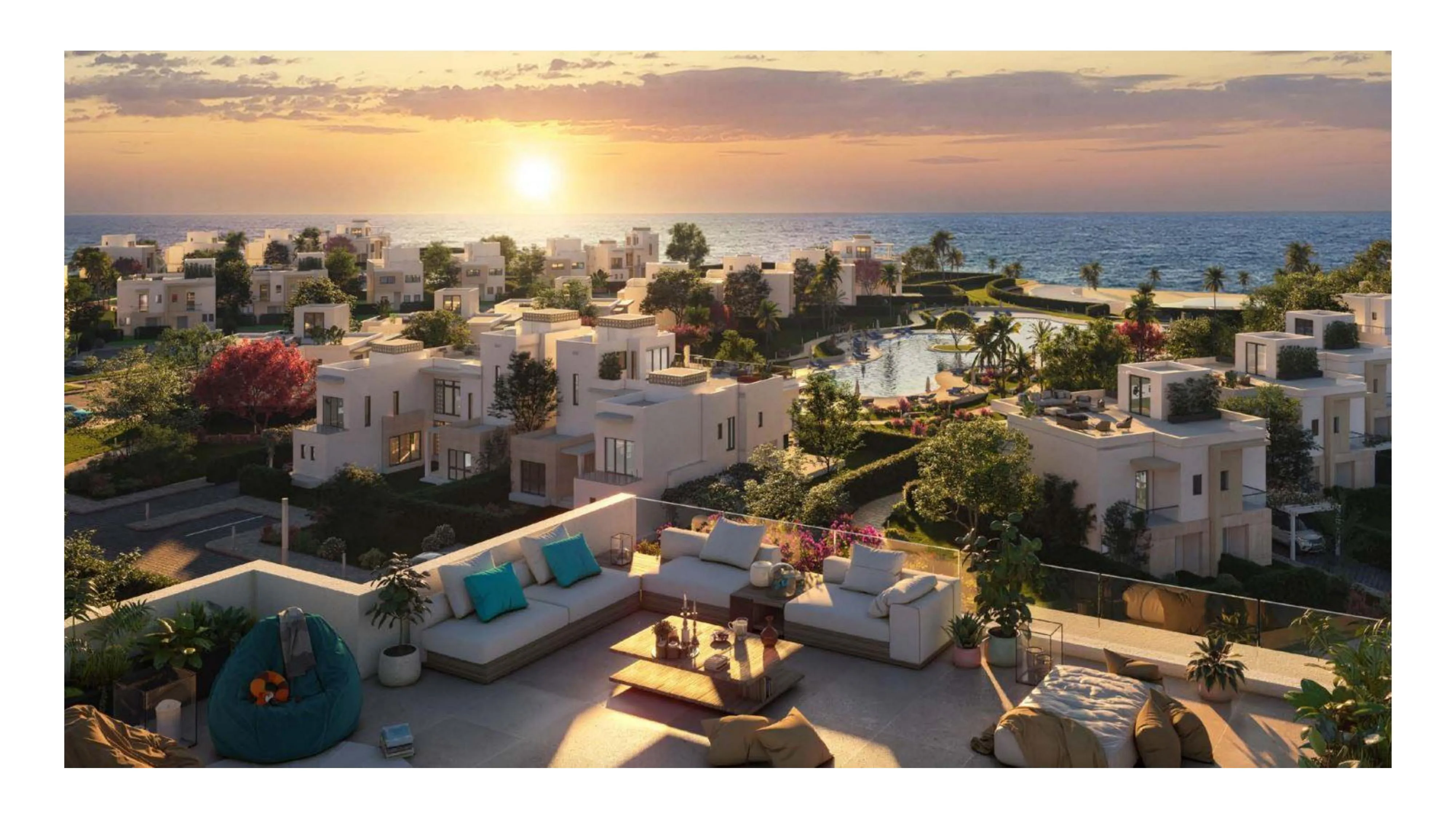 Chalet for sale in Hyde Park North - Seashore in Ras El Hekma of 0 m² with 1 bedrooms