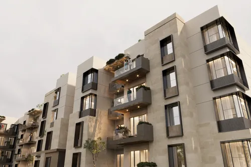 Apartment for sale in West Courts New October  in 6th of October City of 60 m² with 1 bedrooms