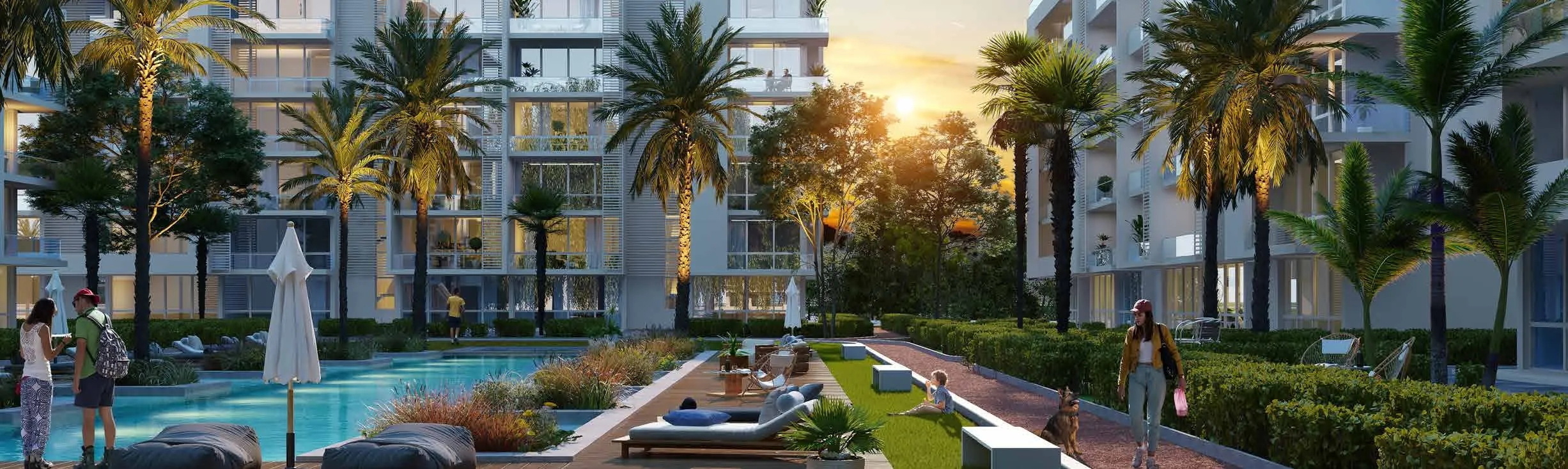 مكتب للبيع في مزارين في العلمين بمساحة 172 م² تتكون من 1 غرف