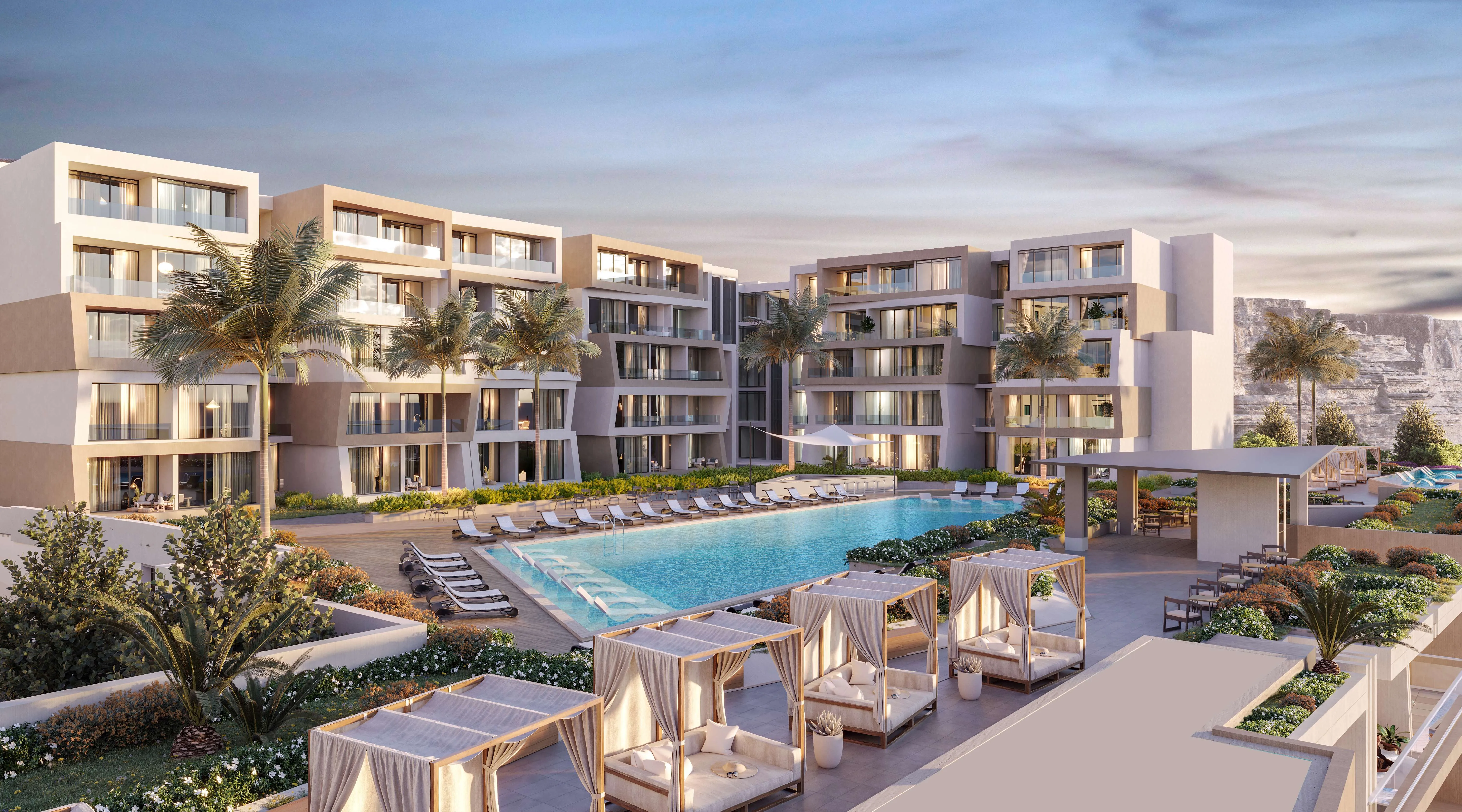 Chalet for sale in Carnelia in Ain Sokhna of 0 m² with 2 bedrooms