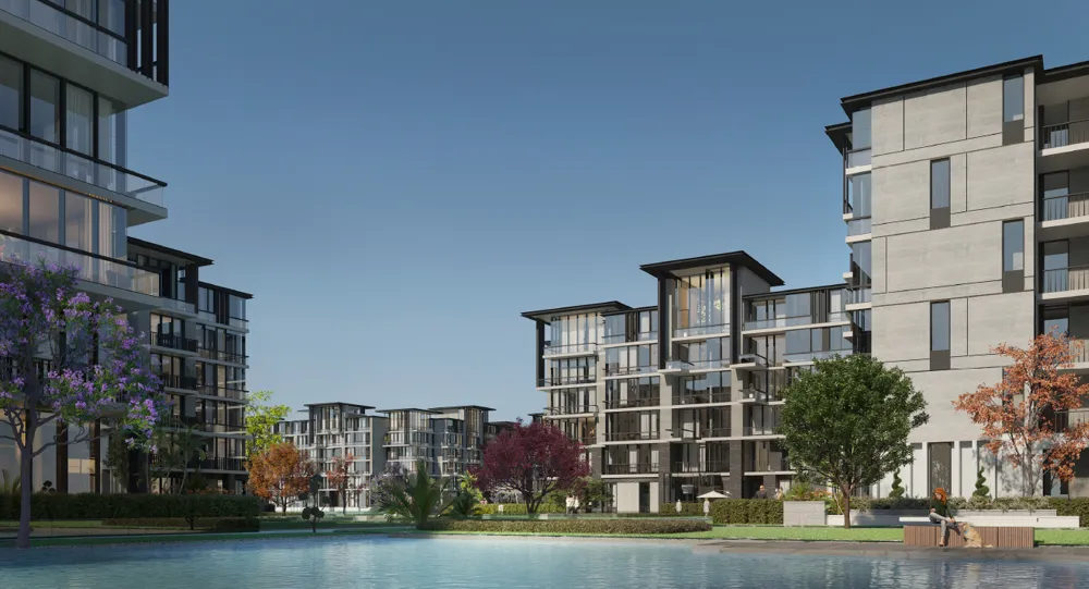 شقة للبيع في ذا فيو وتر واي في اللوتس بمساحة 0 م² تتكون من 3 غرف