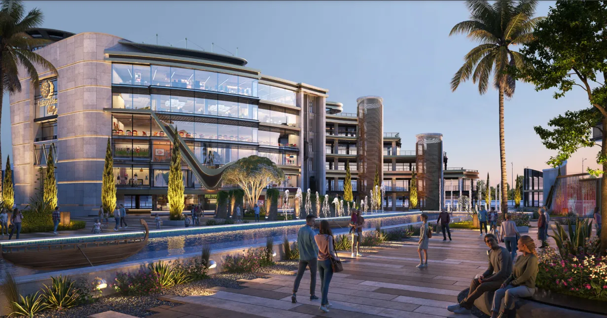 Retail for sale in La Fayette Village in New Capital City of 65 m² with 0 bedrooms