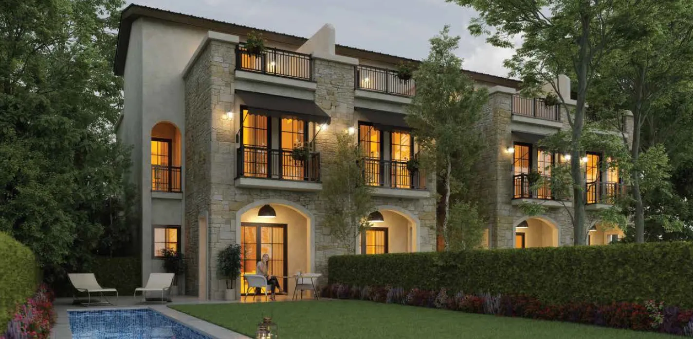 Townhouse for sale in The Marq in New Cairo of 208 m² with 3 bedrooms