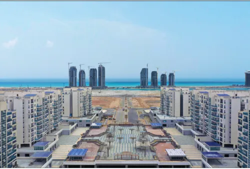 Apartment for sale in Downtown New Alamein in Al Alamein of 0 m² with 1 bedrooms