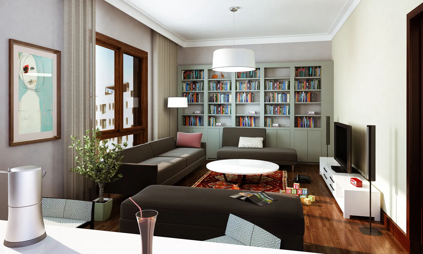 شقة للبيع في فورتي ويست المرحلة الثانية في التوسعات الشمالية بمساحة 0 م² تتكون من 3 غرف