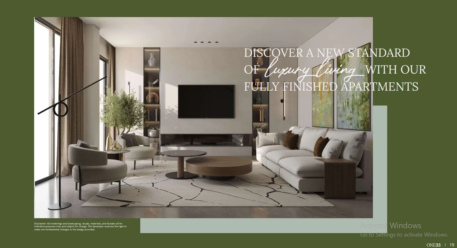 Apartment for sale in One33 in Northern Expansion of 0 m² with 2 bedrooms