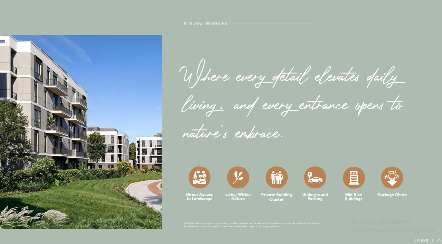 Apartment for sale in One33 in Northern Expansion of 0 m² with 2 bedrooms