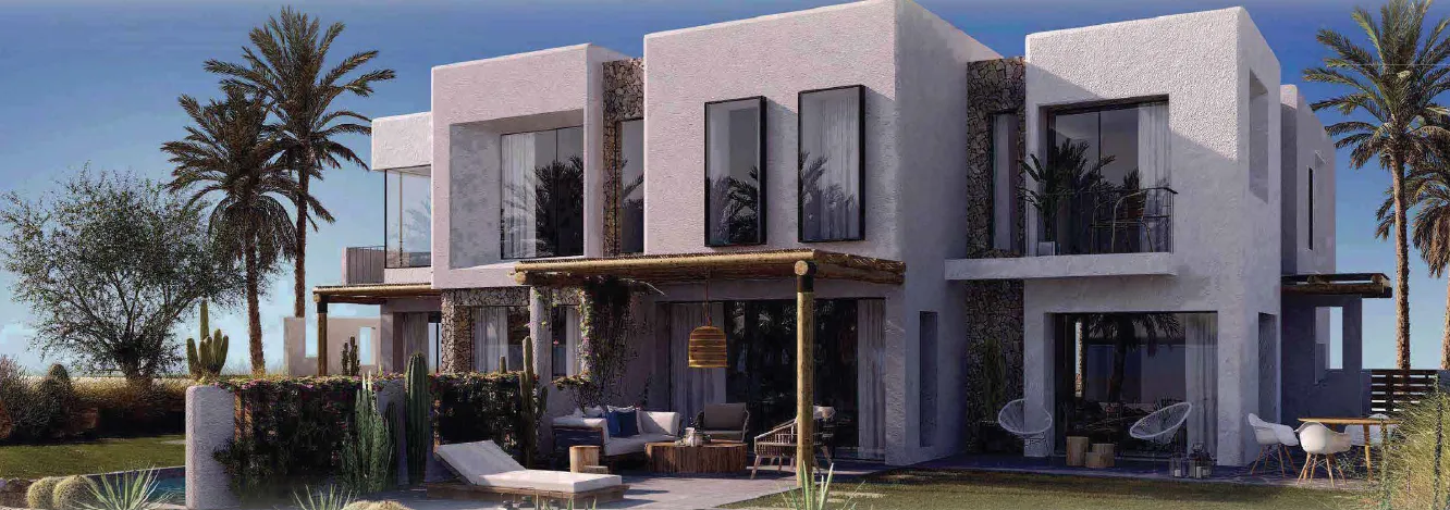 شاليه للبيع في المصيف الساحل الشمالي في رأس الحكمة بمساحة 0 م² تتكون من 3 غرف