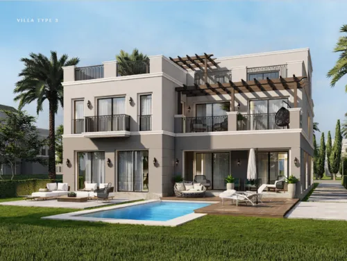 Villa for sale in Hyde Park in New Cairo of 0 m² with 5 bedrooms