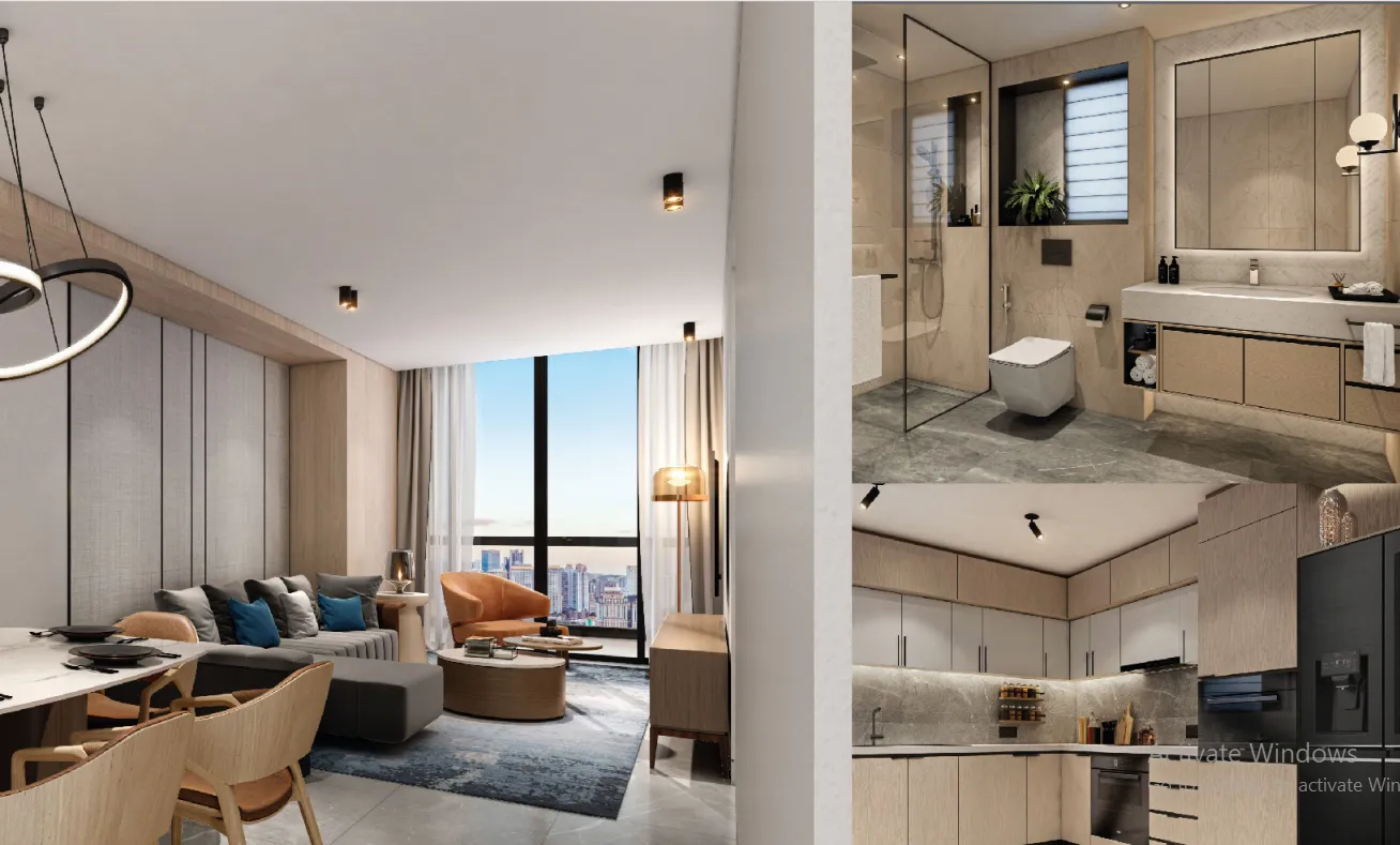 Serviced Apartment for sale in Marriott Residences Heliopolis in Heliopolis of 0 m² with 1 bedrooms