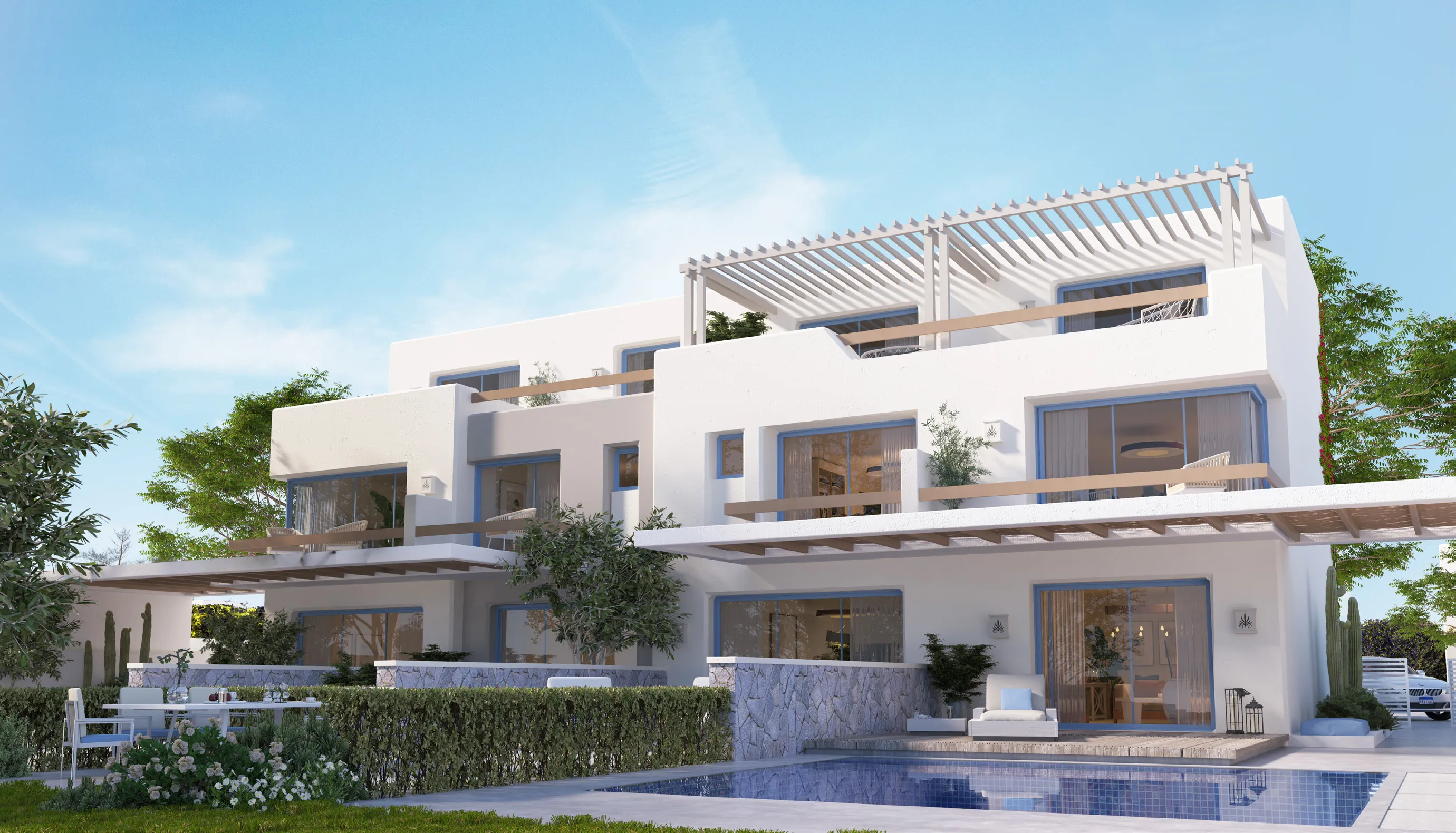 Townhouse for sale in Plage in Sidi Abdel Rahman of 230 m² with 3 bedrooms