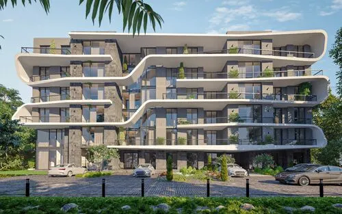 Apartment for sale in Belva in El Sheikh Zayed of 86 m² with 1 bedrooms
