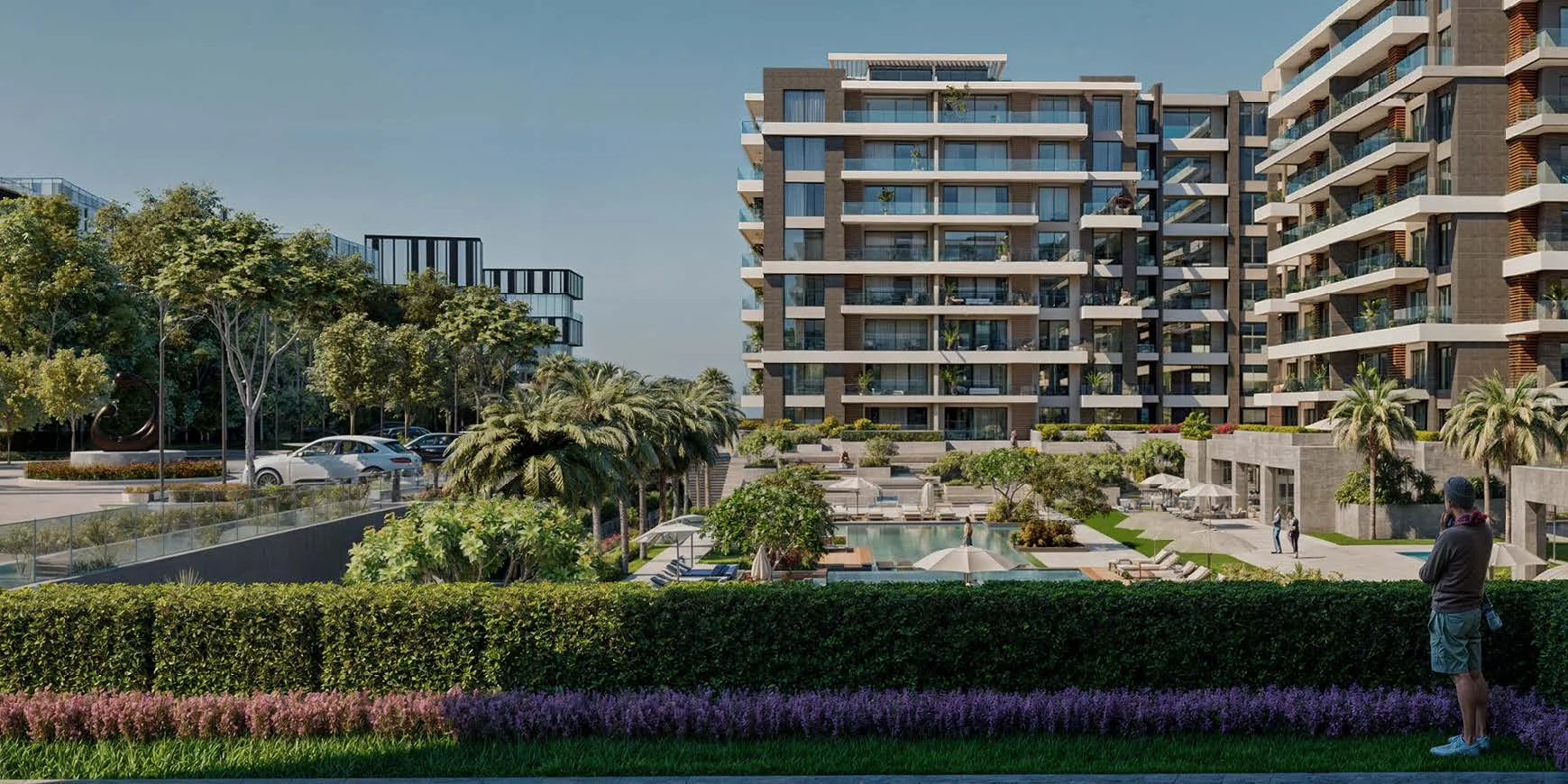 Penthouse for sale in Patio Vida  in 6th settlement of 190 m² with 3 bedrooms