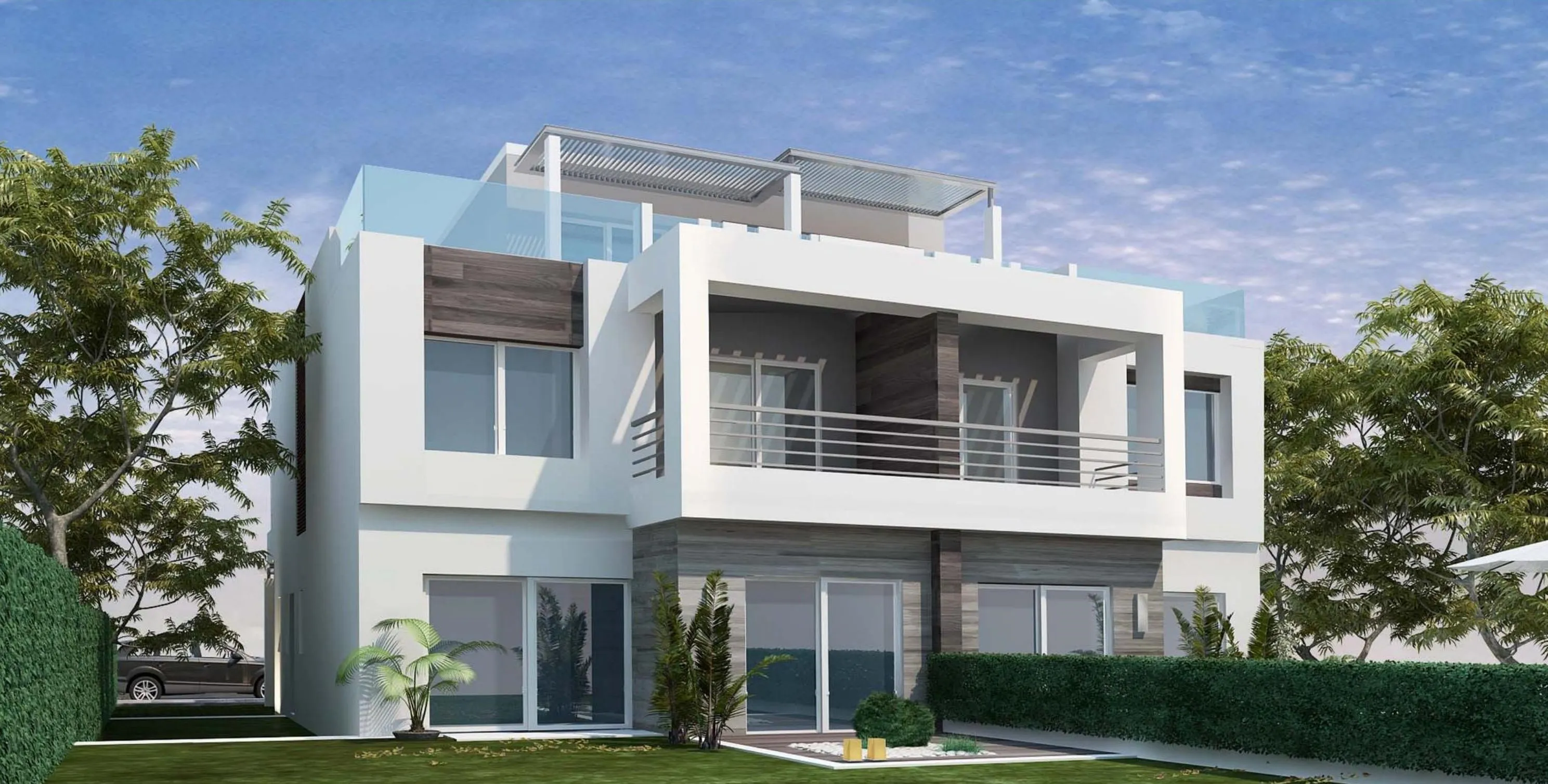 Apartment for sale in Capital Gardens in New Cairo of 167 m² with 2 bedrooms