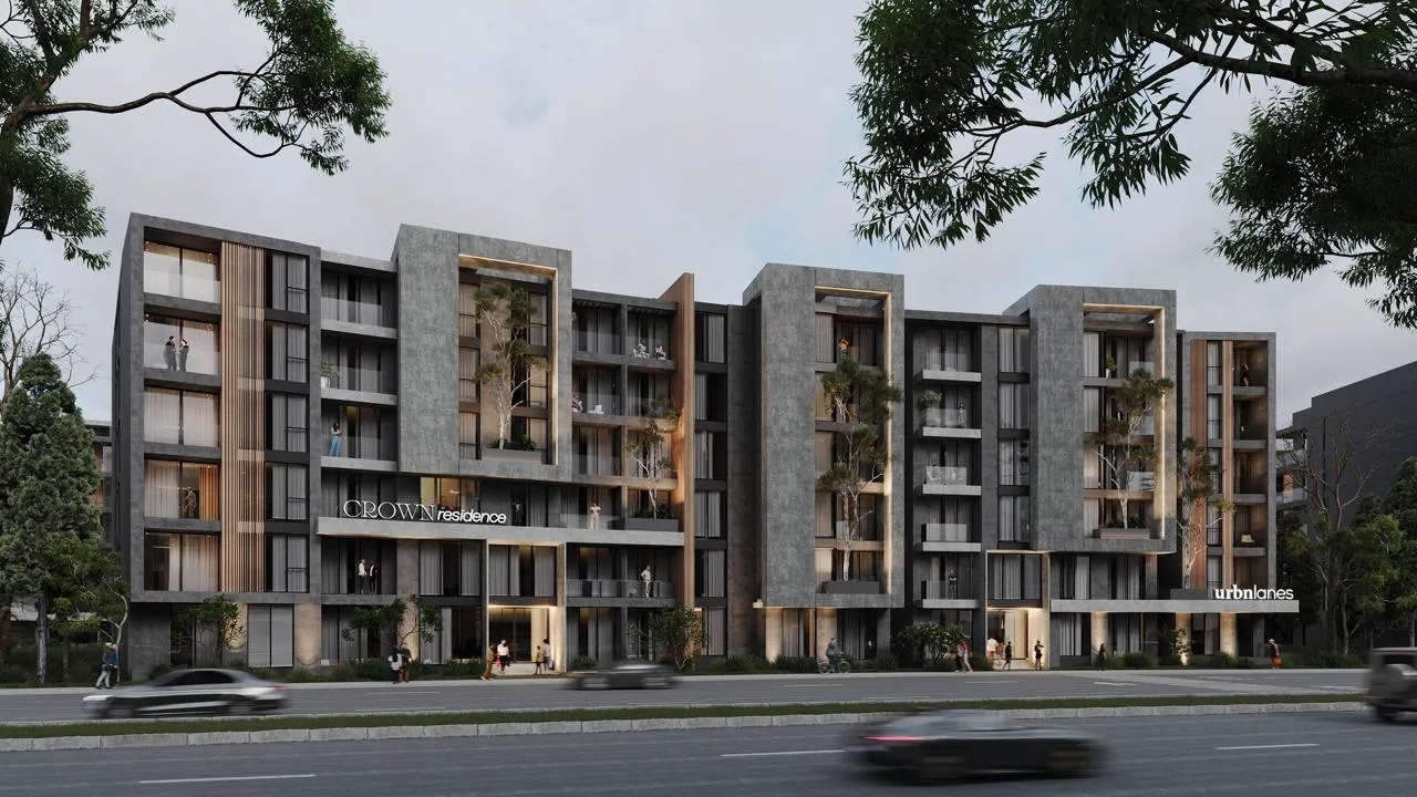 Apartment for sale in Crowne Residence in New Cairo of 112 m² with 2 bedrooms
