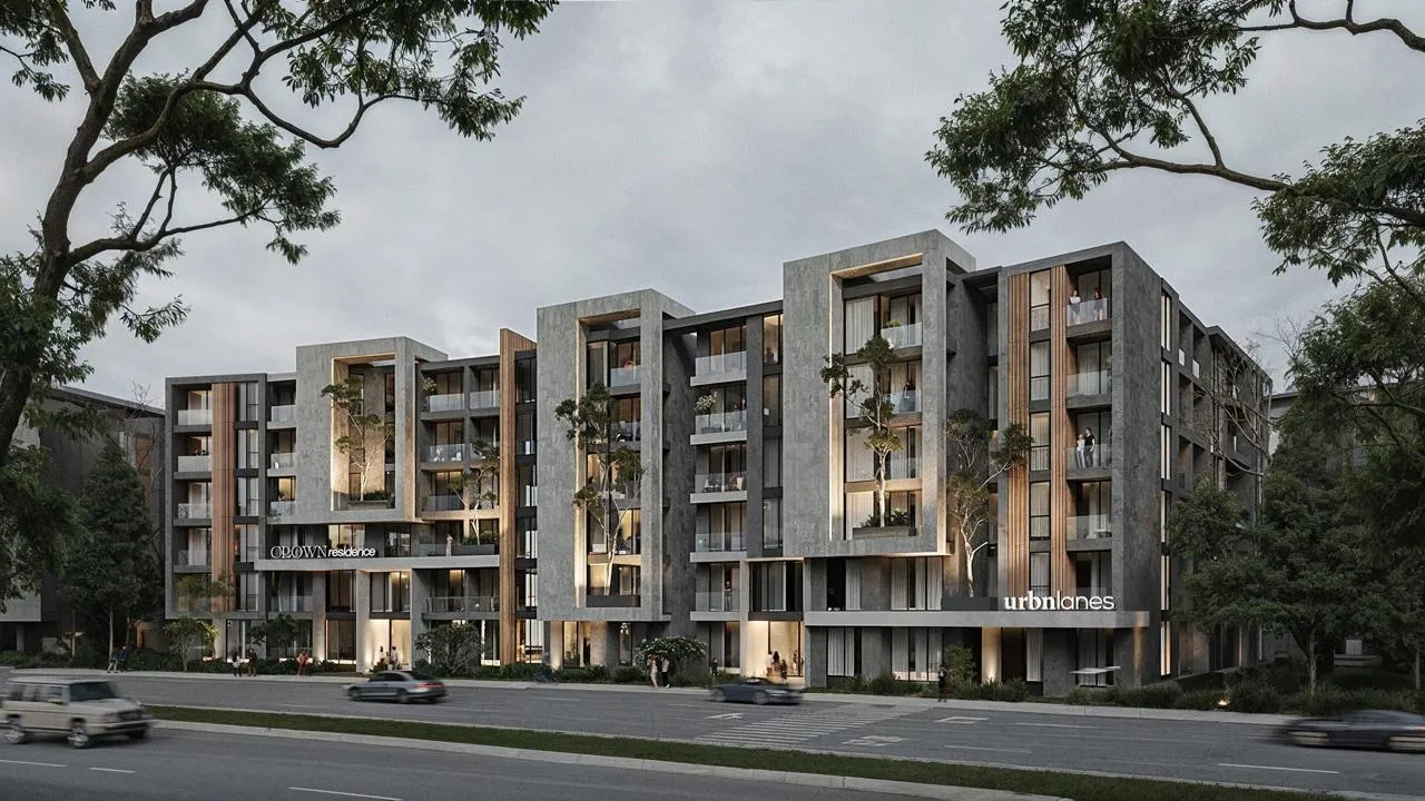 Apartment for sale in Crowne Residence in New Cairo of 112 m² with 2 bedrooms