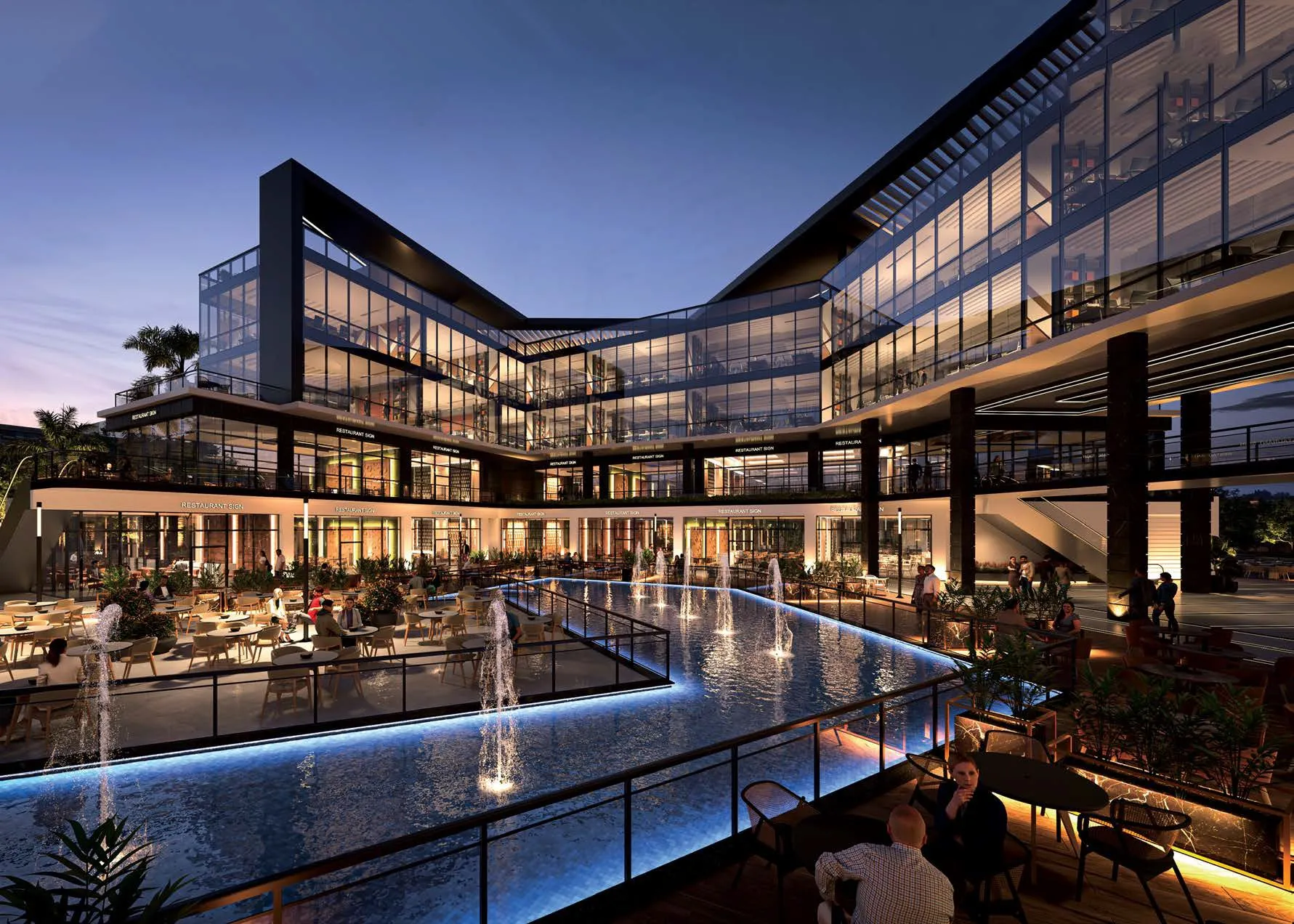 Retail for sale in Aiangle City Mall in New Cairo of 53 m² with 0 bedrooms