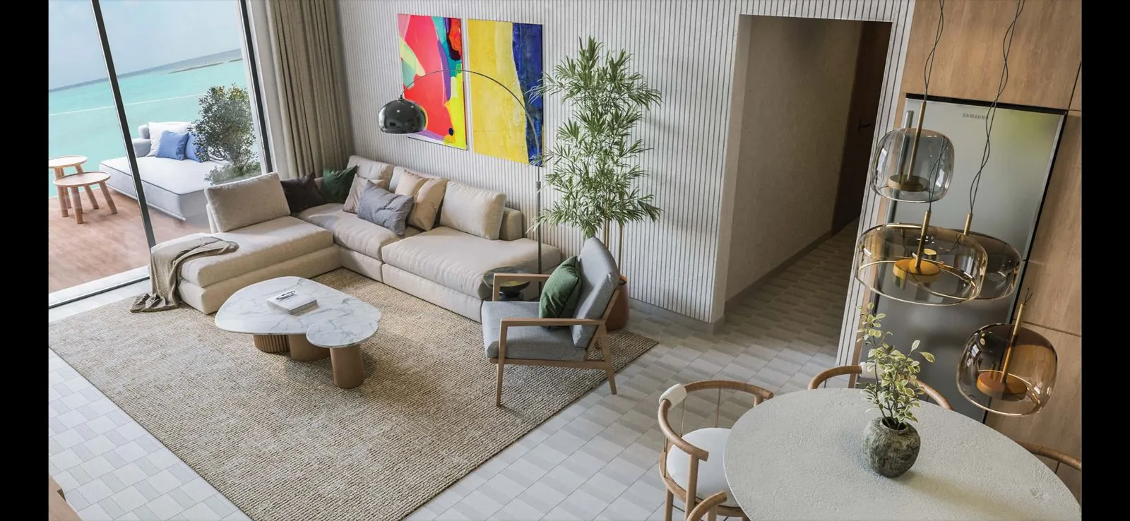 فيلا للبيع في ذا ميد الساحل الشمالي في رأس الحكمة بمساحة 147 م² تتكون من 2 غرف