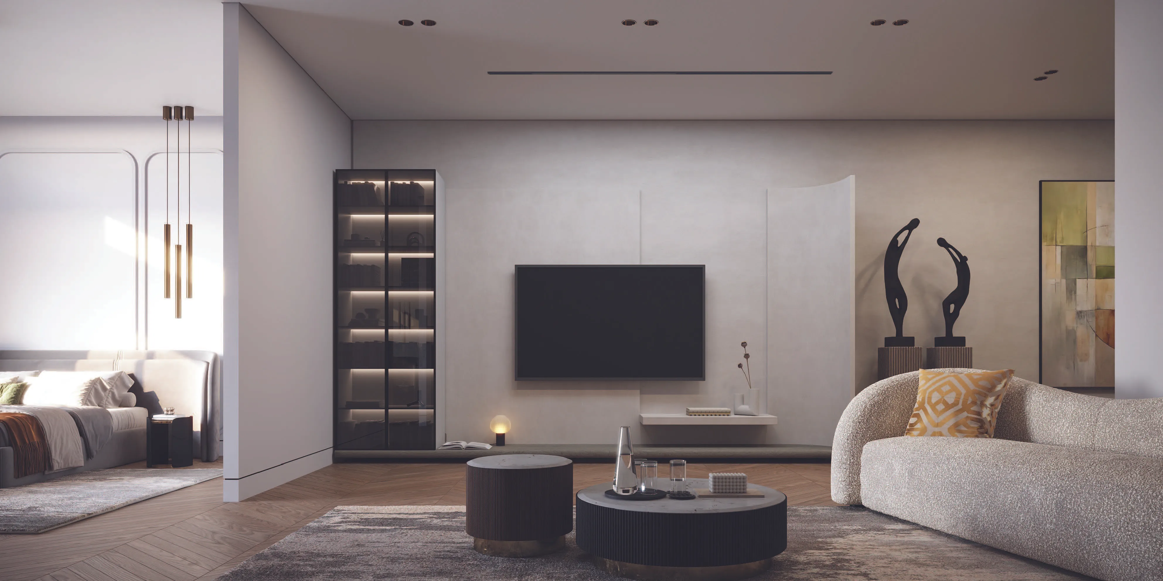 Serviced Apartment for sale in The V Residence - Villagio  in 6th of October City of 0 m² with 1 bedrooms