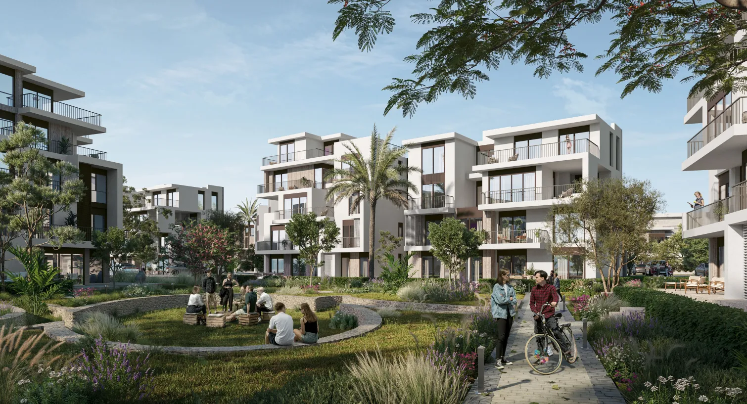 شقة للبيع في سولانا ايست في القاهرة الجديدة بمساحة 0 م² تتكون من 2 غرف