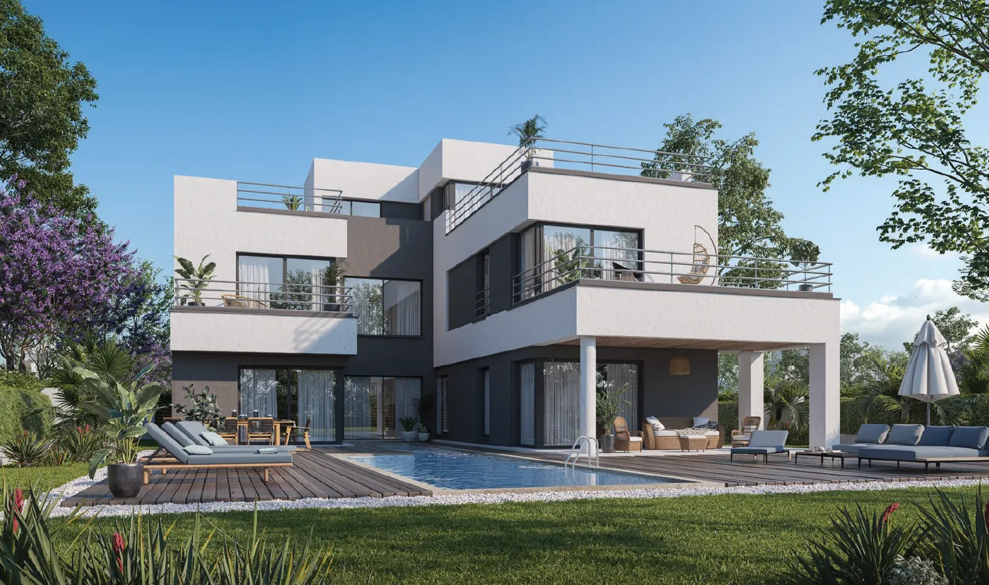 Villa for sale in Palm Hills New Cairo in New Cairo of 608 m² with 6 bedrooms