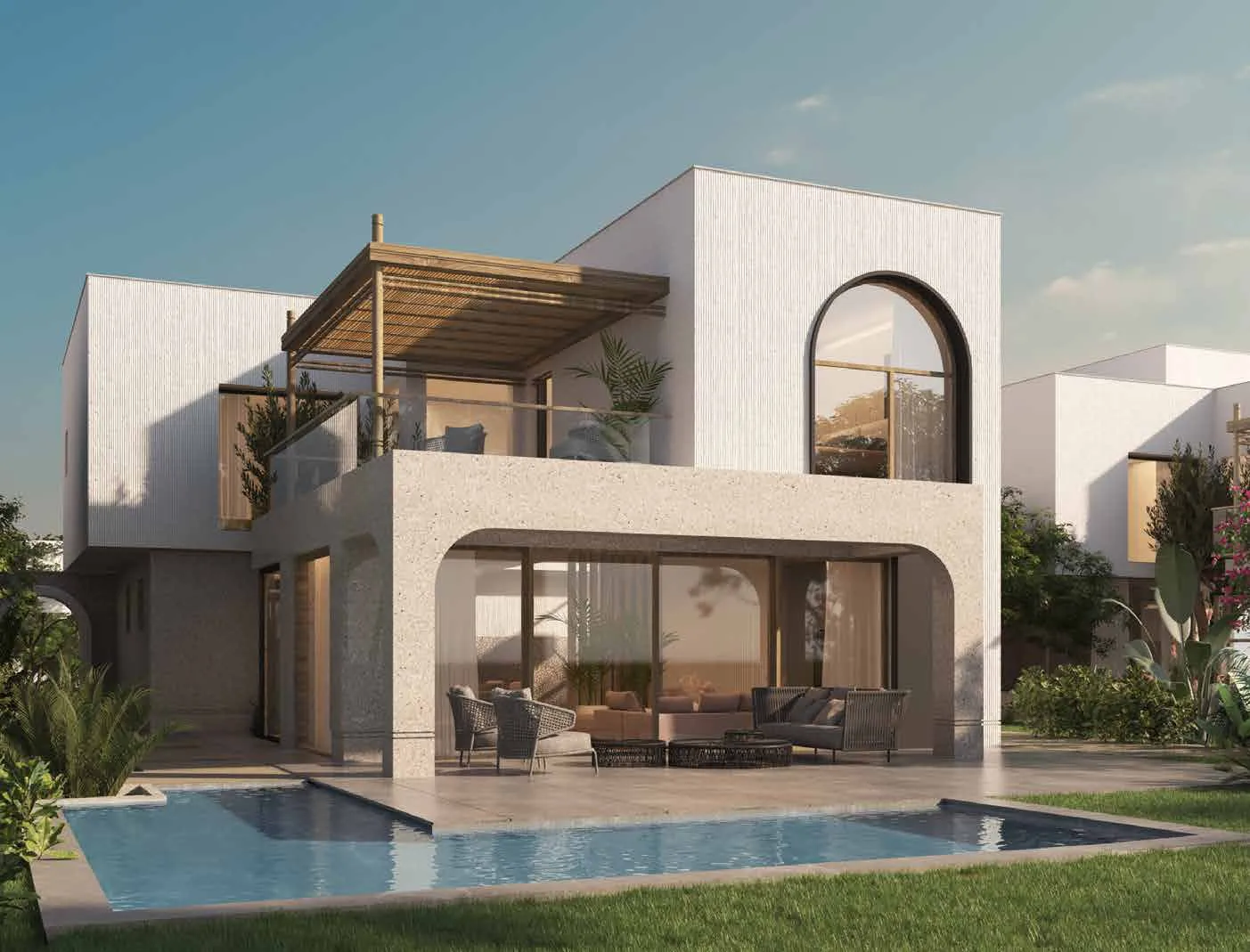  للبيع في ذا ميديترينيان فيلاز الساحل الشمالي في  بمساحة 0 م² تتكون من 0 غرف