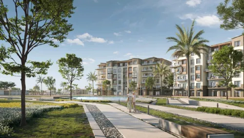 Apartment for sale in Greens Residence New Cairo in New Cairo of 152 m² with 3 bedrooms