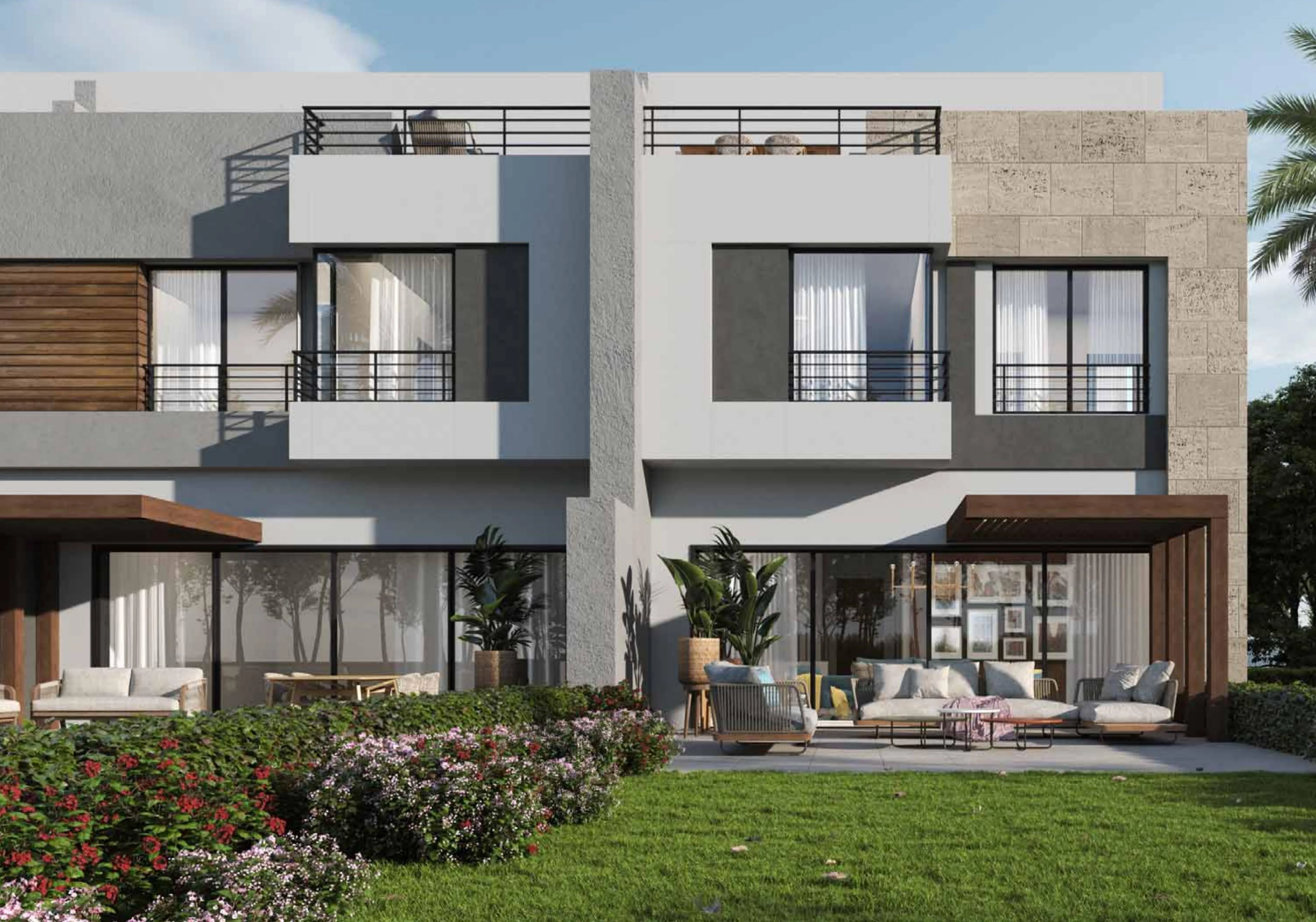 Townhouse for sale in Palm Parks in 6th of October City of 0 m² with 3 bedrooms