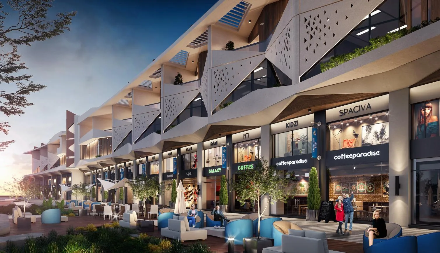 Retail for sale in Midtown Sky Mall in New Capital City of 175 m² with 0 bedrooms