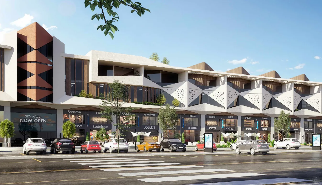 Office for sale in Midtown Sky Mall in New Capital City of 80 m² with 0 bedrooms