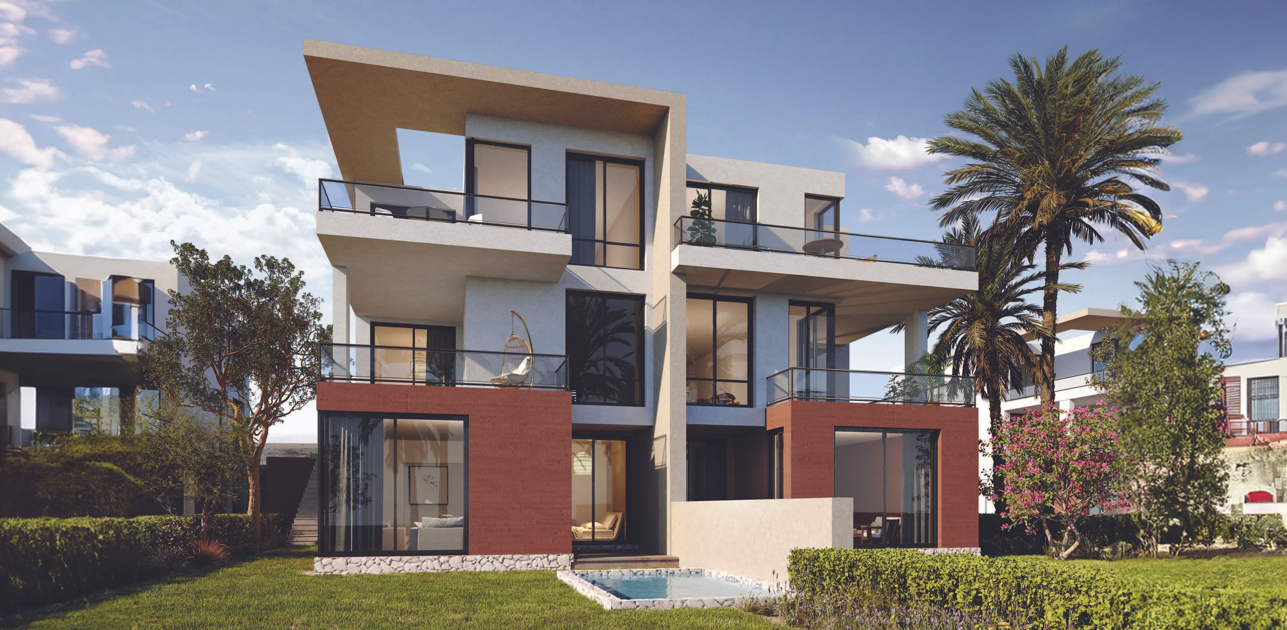 Chalet for sale in Majada Iwan  in Ain Sokhna of 0 m² with 3 bedrooms