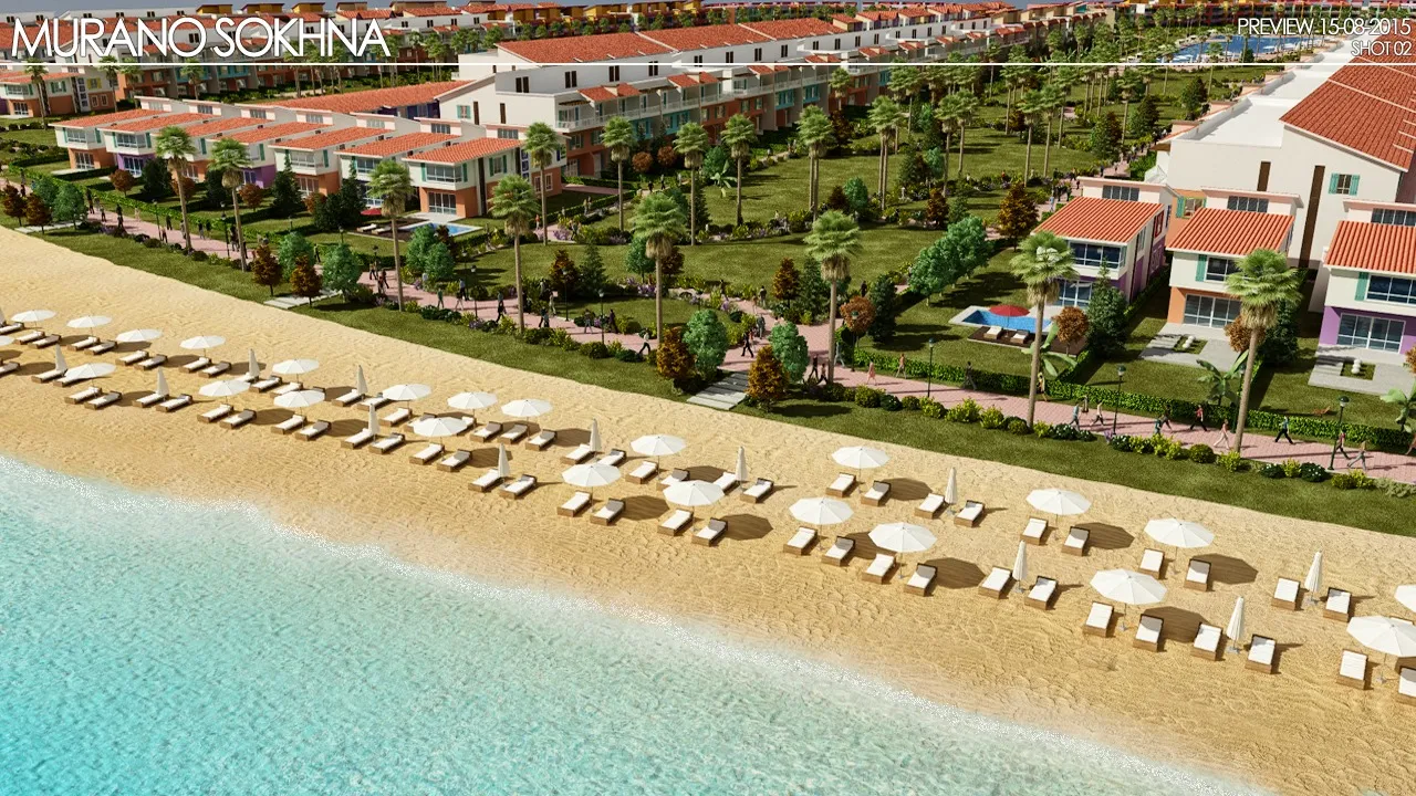 Chalet for sale in Murano Wadi Degla in Ain Sokhna of 90 m² with 2 bedrooms