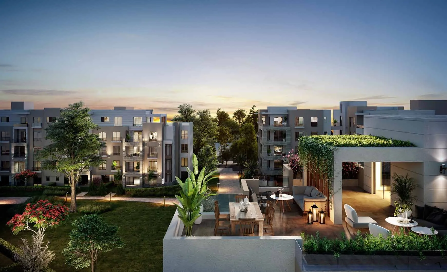 Townhouse for sale in Clubside Apartments District 5 in South New Cairo of 0 m² with 3 bedrooms