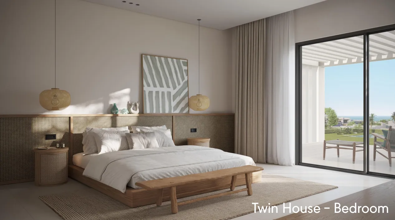 توين هاوس للبيع في كريستالين - سيلفرساندز في سيدي حنيش بمساحة 0 م² تتكون من 4 غرف