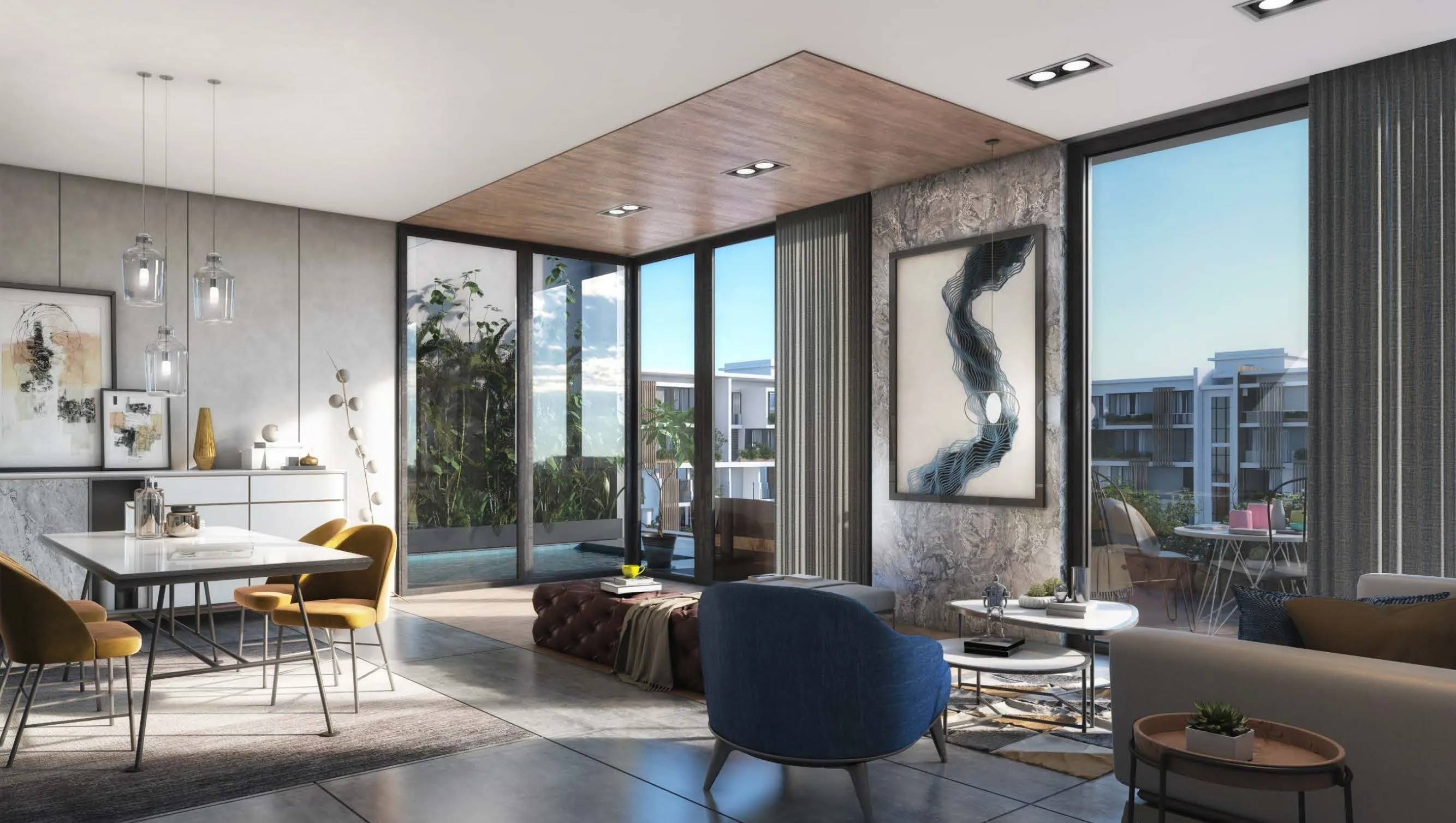 Townhouse for sale in Il Bosco City  in Mostakbal City of 239 m² with 3 bedrooms