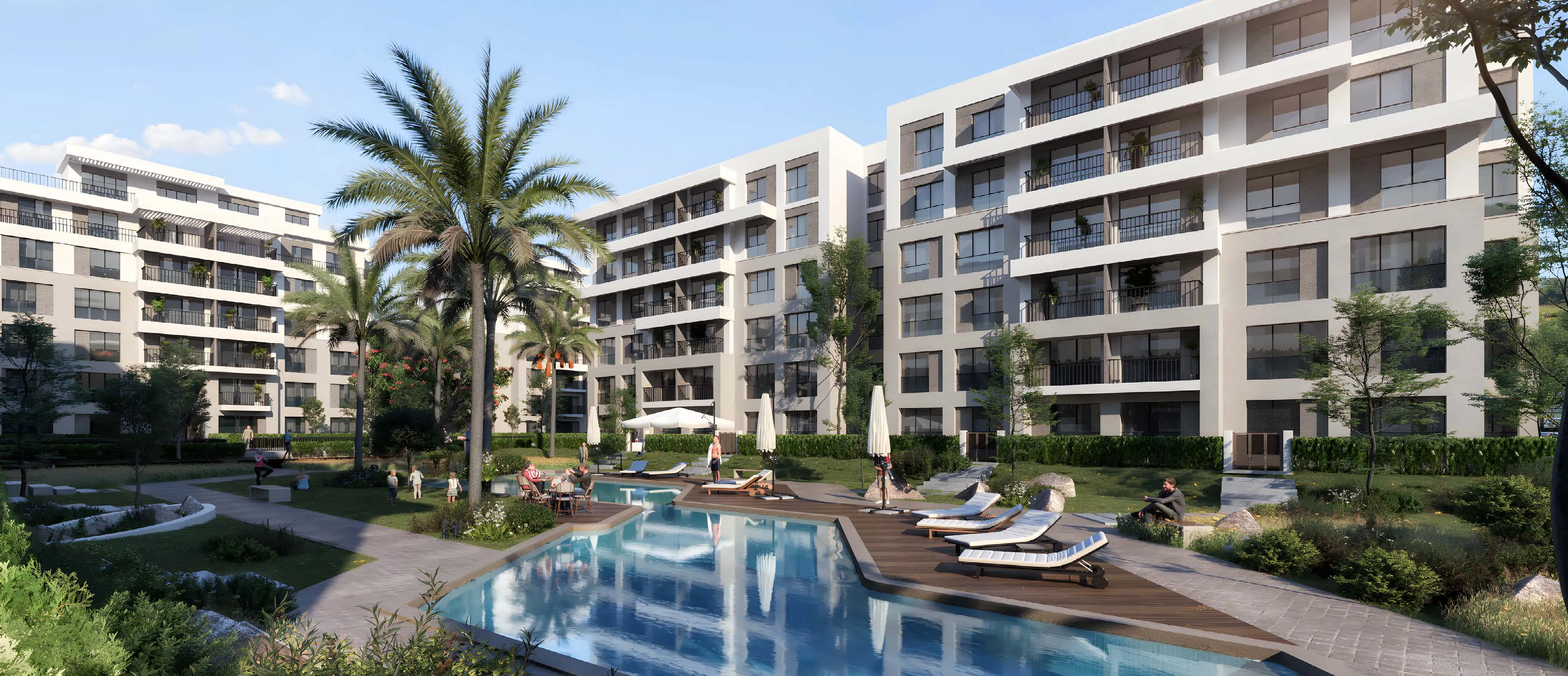 شقة للبيع في تالدا في مدينة المستقبل بمساحة 138 م² تتكون من 2 غرف