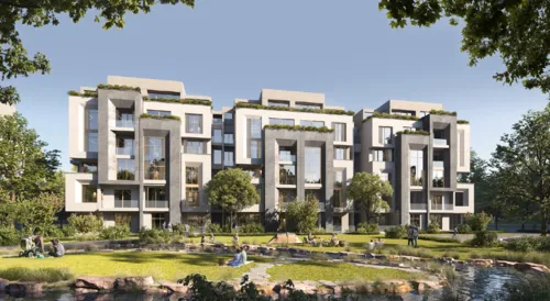 شقة للبيع في ذا بروكس في القاهرة الجديدة بمساحة 147 م² تتكون من 3 غرف