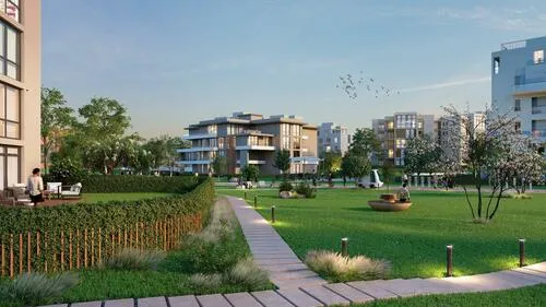 شقة للبيع في أو ويست أوراسكوم في حدائق اكتوبر بمساحة 117 م² تتكون من 2 غرف