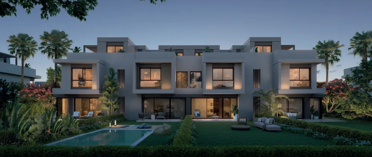 تاون هاوس للبيع في سوان ليك ويست في مدينة السادس من أكتوبر بمساحة 0 م² تتكون من 3 غرف