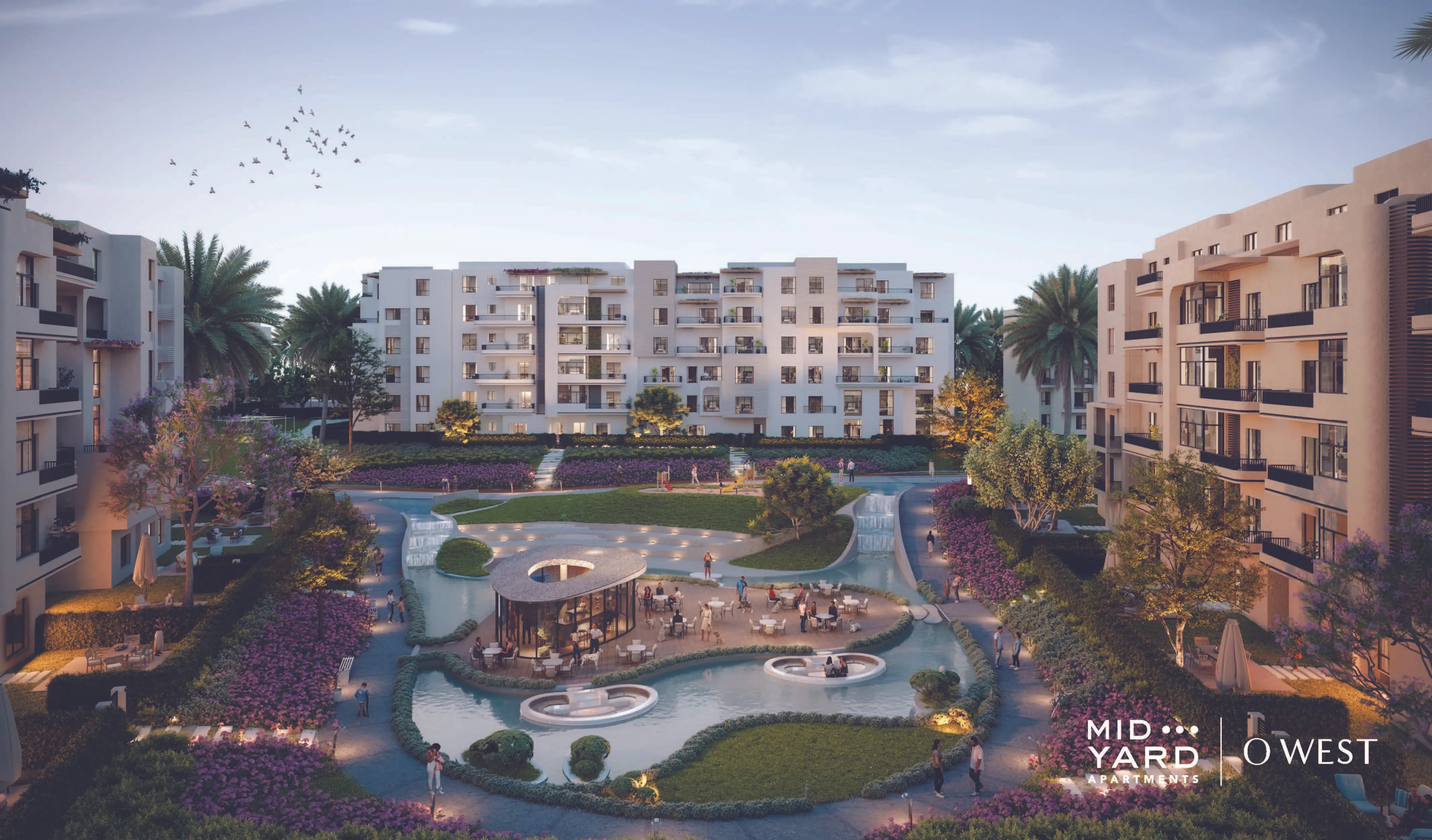 Apartment for sale in Midyard in October Gardens of 116 m² with 2 bedrooms