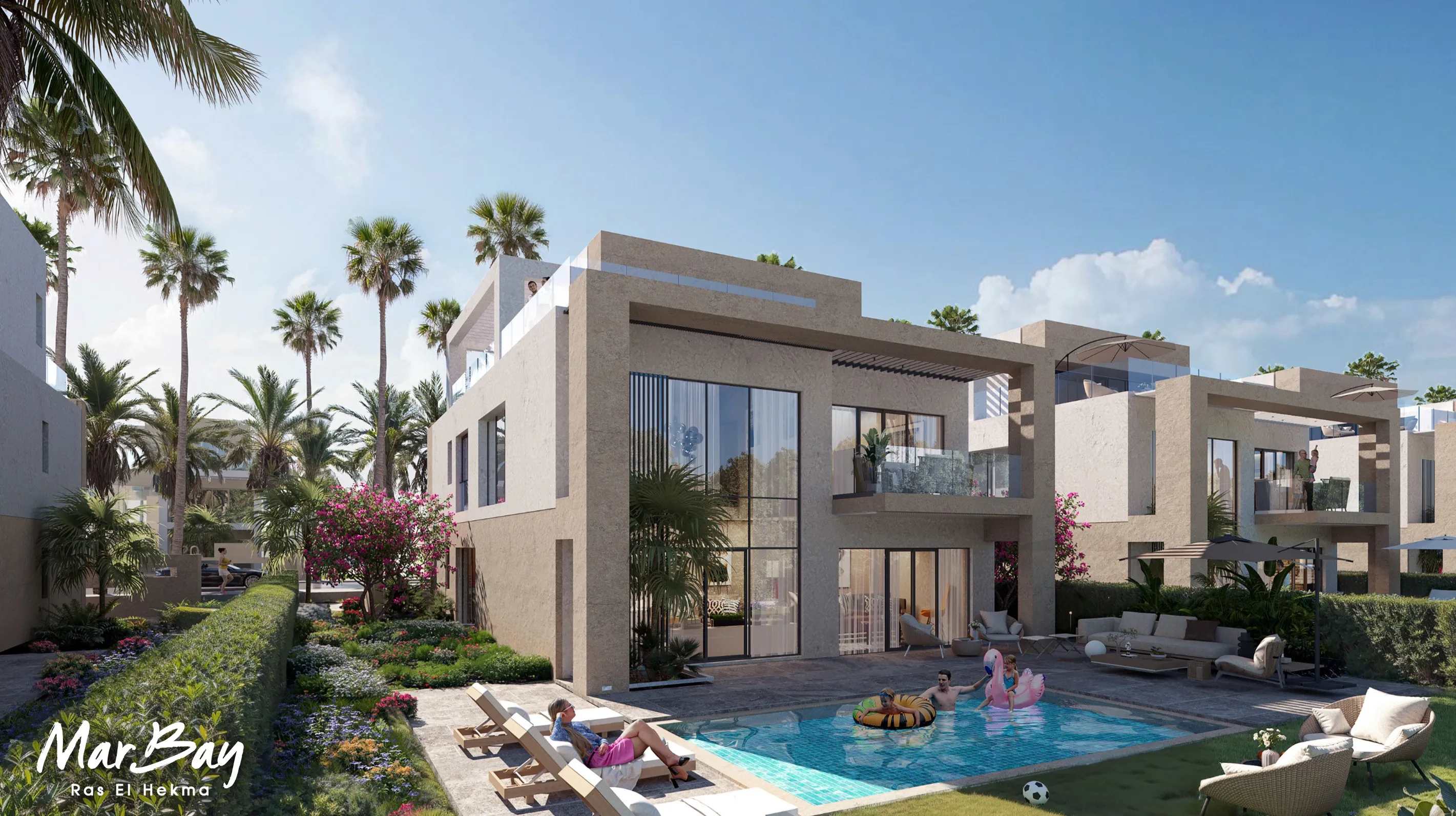 Townhouse for sale in Mar Bay - Ras El Hekma  in Ras El Hekma of 155 m² with 3 bedrooms